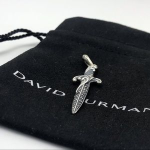David Yurman Men’s S.S / Black Diamonds Dagger